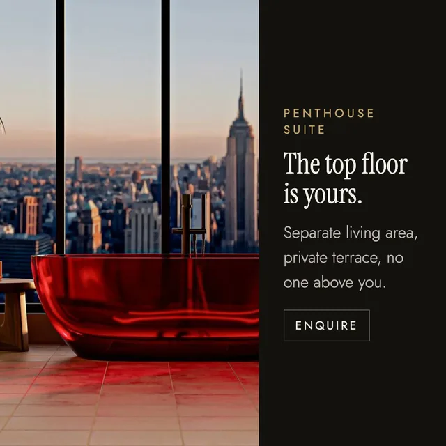 A designed post with the headline on a solid brand panel